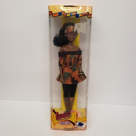 Imani 11.5" African American Princess Kente Fun 1991 Vintage Doll - Picture 1 of 10